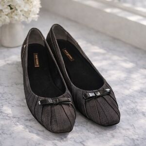 Authentic Louis Vuitton Monogram Denim Ballerina Flats - Blue Y2K Revival